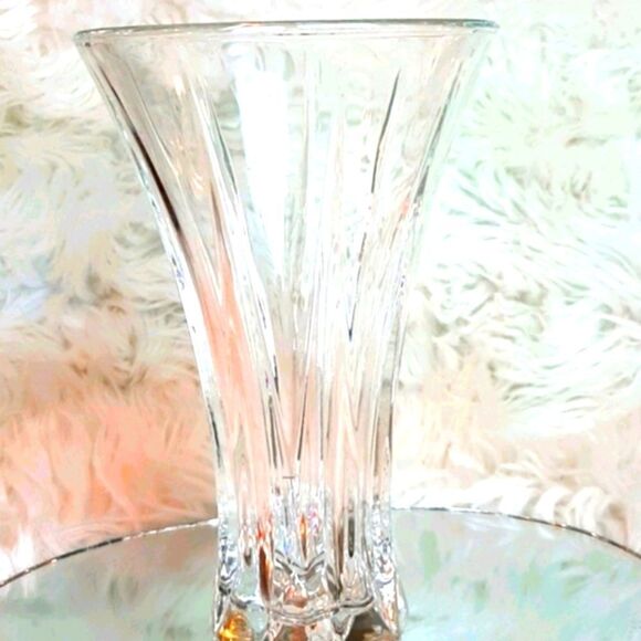 Star Crystal Delight Other - Lenox  Vintage Crystal SWIRL VASE 9H 5W/Top 16‎ R